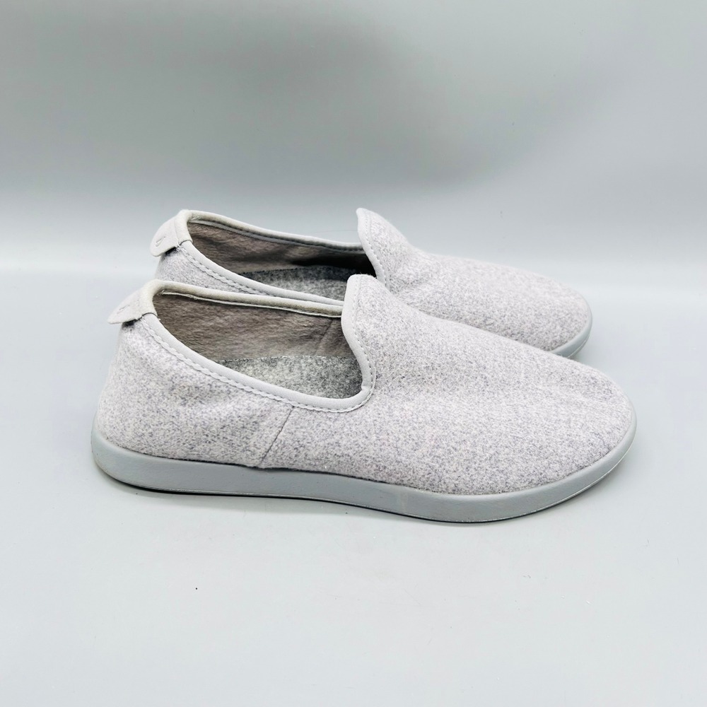 Allbirds Wool Loungers Womens 7 Grey Slip On Merino Wool Casual Sneakers